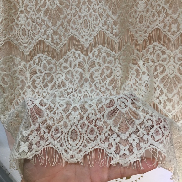 Blush and ivory lace blouse - Picture 4 of 7